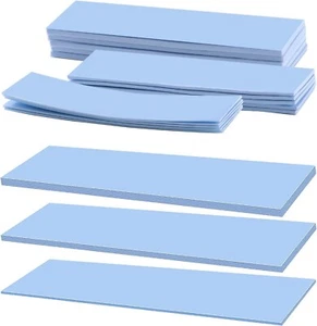 15 PCS Assorted Thickness 0.5/1/1.5 mm Silicone Thermal Pad with 6.0 W/mk Pad, - Zdjęcie 1 z 7