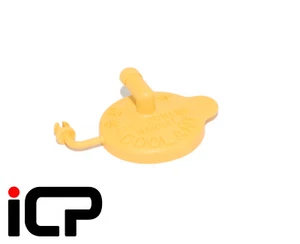 Coolant Overflow Bottle Yellow Cap Fits: Subaru Impreza 92-00 WRX STi 22B P1 - Picture 1 of 1