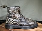 B60 Dr Marten's Women's Leopard Print Leather Boots 13434 Size US 9