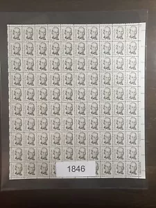 1846 US Mint Sheet, 3 Cent Henry Clay Senator, Mint NH - Picture 1 of 3