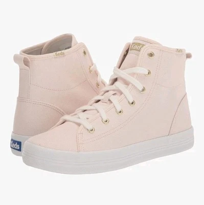 Zapatos informales con cordones KEDS Kickstart Hi rosa claro WF67215 para mujer talla 9 Foto 1 de 4