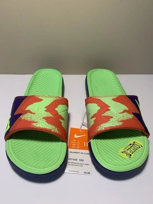 Sandalias Nike Benassi Solarsoft para hombre talla 10 KD DCF-2122 *MUY RARAS* Foto 1 de 4