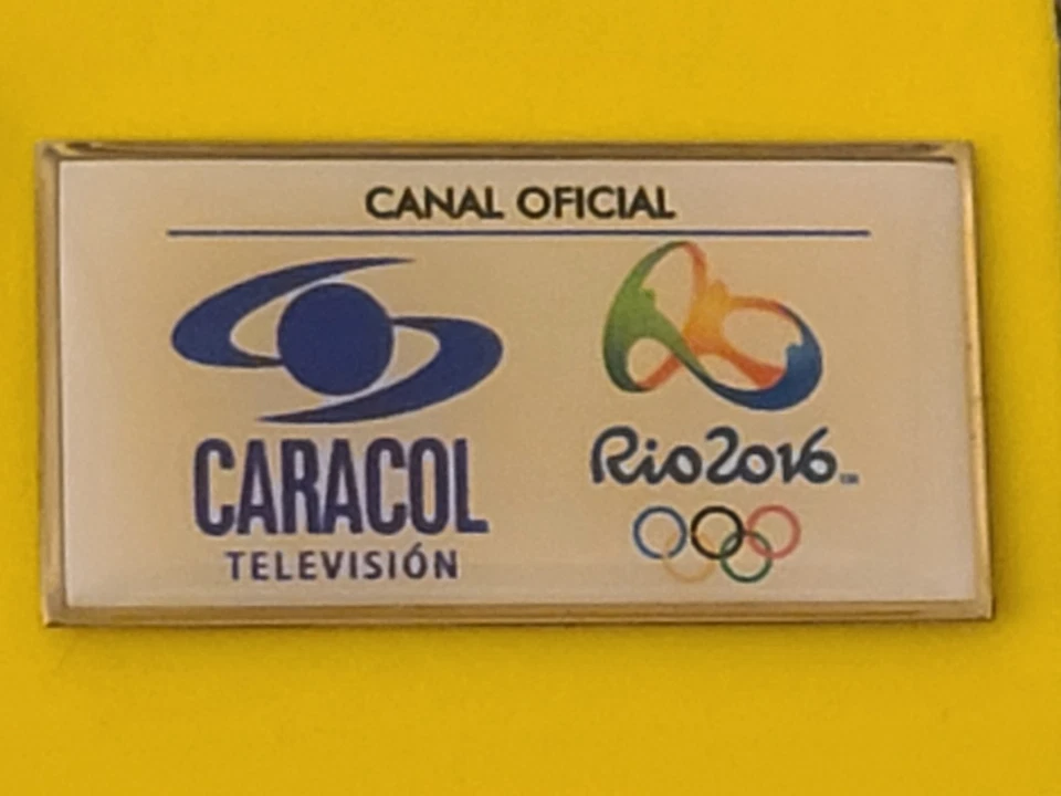 Pin Caracol Televisão Colombiana 2016 Rio BRASIL Mídia Olímpica  - Imagem 1 de 1