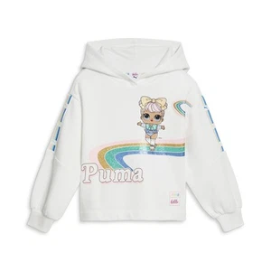 PUMA Laughing Out Loud X Pullover Hoodie Youth Girls Size XS Casual Outerwear 8 - Picture 1 of 2