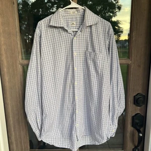 Peter Millar Button Down Shirt Men L Multicolor Gingham Check Classic Comfort - Picture 1 of 14