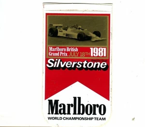 British GP 1981 Marlboro original sticker autocollant adhesivo Aufkleber unused - Picture 1 of 1