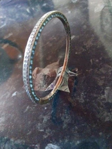 Genuine Pandora Silver CZ Twinkling Forever Oval Bangle With Blue Enamel - Picture 1 of 9