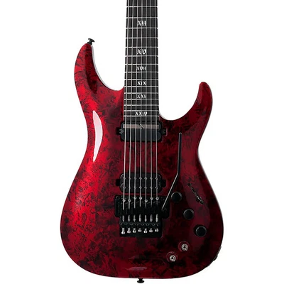 Guitarra Eléctrica Schecter Guitar Research C-7 FR-S Apocalypse 7 Cuerdas Red Reign Foto 1 de 4