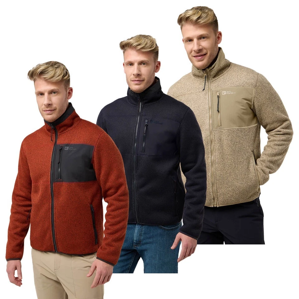 Jack Wolfskin Hombre Kaminfeuer Luz Forro Polar Sherpa Chaqueta 31% OFF - Imagen 1 de 1