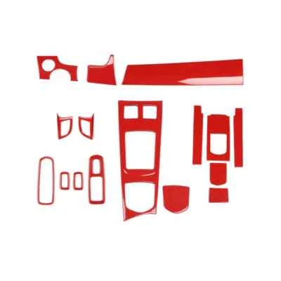 Adhesivo interior accesorios fibra carbono plástico para Porsche Panamera 2010-2016 Foto 1 de 4