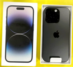 New Apple iPhone 14 Pro Max 256GB Black AT&T Only Fast Shipping - Afbeelding 1 van 4