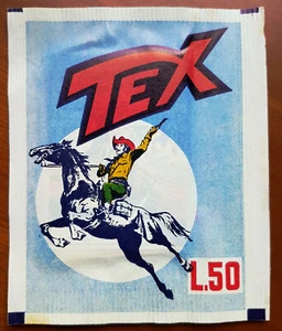 TEX FIGURINE BUSTINA PIENA E SIGILLATA ed. Daim Press 1980 versione OMAGGIO rara - Foto 1 di 2