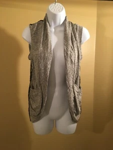 NO BOUNDARIES Juniors Open Front Cardigan S 3-5 Black Lace Back  - Picture 1 of 2