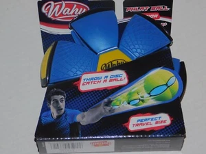 Phlat Ball Jr Junior AZUL Tira un Disco ~ Atrapa una Bola - Imagen 1 de 6