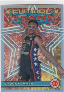 2023 Topps Chrome McDonalds All American Bronny James Future Stars Rooke RC - Bild 1 von 1