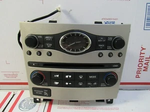 2007 2008 2009 2010 2011 INFINITI G35 RADIO HEATER AC CLIMATE CONTROL PANEL OEM - Picture 1 of 6