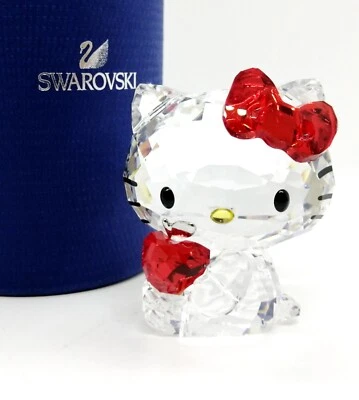 Swarovski Hello Kitty Red Apple Crystal Figurine 1096878 - Image 1 of 4