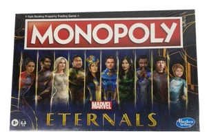 Monopoly Marvel Eternals Board Game With Collectible Tokens New Sealed Box - Picture 1 of 3