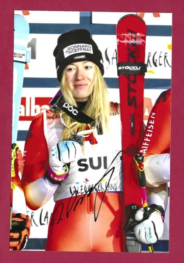 Delphine Darbellay - Schweiz -- Ski Alpin - Weltcup - Silber  WM 2025 Saalbach - Bild 1 von 1