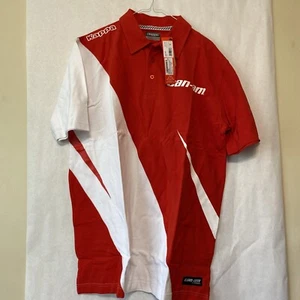 Can-Am Kappa Classic Polo, Cotton, Red/White, Regular Fit XL Racing Shirt NEW - Picture 1 of 11