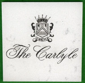 "The Carlyle Hotel New York glasierte Fliesenuntersetzer" - Bild 1 von 2