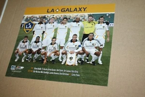 ARCHIVO DE FOTO POSE EQUIPO DE FÚTBOL LA GALAXY SIN FIRMAR FOTO 8X10 DAVID BECKHAM PLUS MOR - Imagen 1 de 1