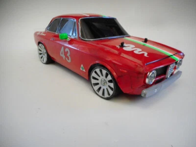 altes Tamiya M-Chassie Modell Alfa Giulia, 2WD Heckantrieb -umrüstbar auf Fronti - Bild 1 von 4