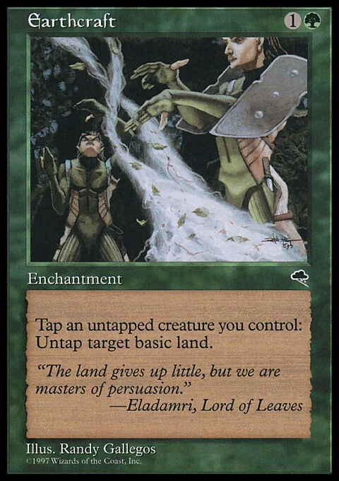 Magic the Gathering MTG Earthcraft (222) Tempest   LP - Image 1 of 1