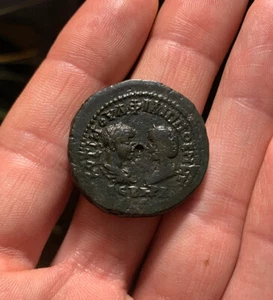 RARO *17g* Antiguo Romano TRACIA AE29 PHILIP I ARABS + OTACILIA 244-49AD DEMETER - Imagen 1 de 2