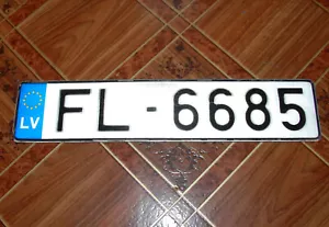 LETTLAND STAAT EU KFZ KENNZEICHEN - FL 6685 abgelaufen - Bild 1 von 1