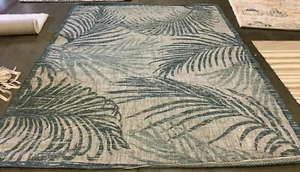 GREY / AQUA 8'-0" x 11'-0" Flaw in Rug, Reduced Price 1172675011 CY8557-37212-8 - Picture 1 of 4