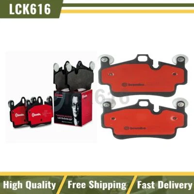 Juego de pastillas de freno Brembo de cerámica delanteras traseras 2X para Porsche 911 2006-2008 Foto 1 de 4