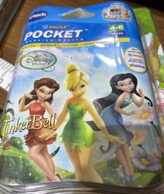 Vtech V. Smile Pocket Learning System Disney Fairies - NEW - Image 1 of 2