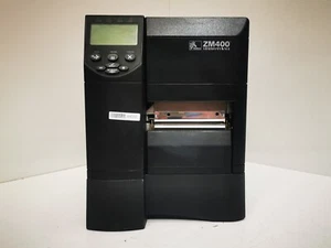 Zebra ZM400 Label Printer - Black/USB/Serial/Ethernet/Parrallel - PSU Included - Picture 1 of 12