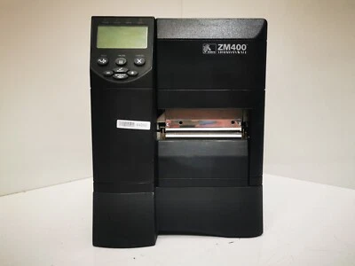 Zebra ZM400 Label Printer - Black/USB/Serial/Ethernet/Parrallel - PSU Included - Image 1 of 4