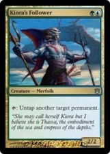 KIORA'S FOLLOWER Born of the Gods MTG Gold Creature  Merfolk Unc