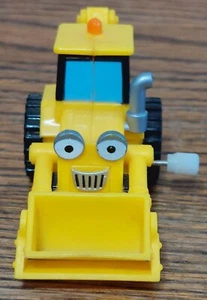 Vintage 2001 HIT/KChapman DecoPac 4" Bob the Builder "Scoop" wind-up backhoe toy - Picture 1 of 8