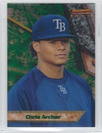 CHRIS ARCHER 2011 Bowman's Best REFRACTOR RC /99 #BBP59 Rays FREE SHIP - Image 1 of 1