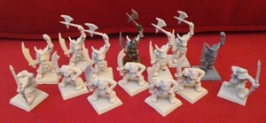 Warhammer Fantasy Schlachten Kunststoff Schwarz Ork Krieger Bogenschützen Lot Vintage 90er OOP - Bild 1 von 22