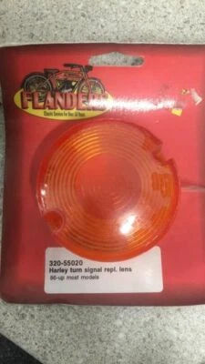 FLANDERS - 320-55020 - HARLEY TURN SIGNAL REPLACEMENT LENS. - Image 1 of 2