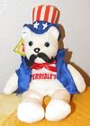 2002 Terrible's Casinos Uncle Sam 4Th Of July Beanie Bag Toy
