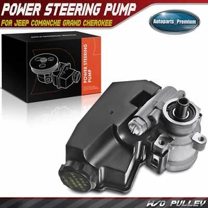 Power Steering Pump w/ Reservoir for Jeep Cherokee Comanche Grand Cherokee 4.0L - Picture 1 of 10