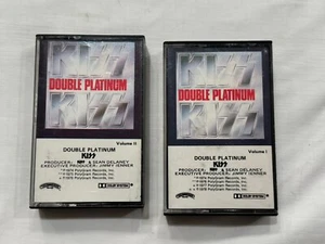 Kiss Double Platinum Vol. 1 & 2 Cassette Tape Polygram Records Tested VERY GOOD - Picture 1 of 5