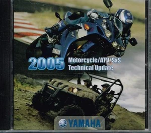 CD de actualizaciones técnicas Yamaha para motocicleta ATV SxS 2005 - Imagen 1 de 1