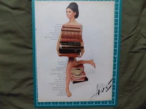 Manguera de mujer Mystrece Ad Hanes 1965 impresa - Imagen 1 de 1