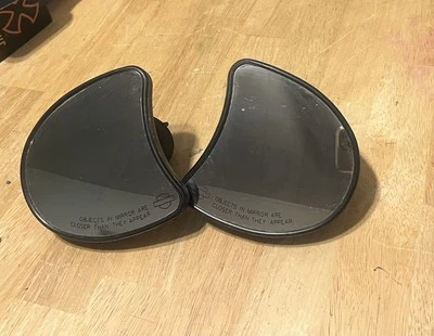 OEM Harley Davidson HD Pair of Black Touring Mirrors 46R-028062 A047108 CVO - Image 1 of 2
