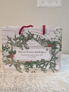 MAISON FRANCIS KURKDJIAN PAPER GIFT / SHOPPING HOLIDAY 10.75" W X 8.5" X 4.45" D - Picture 1 of 12