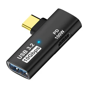 2-In-1-USB-C-Auf-USB-3.2-Adapter mit 100-W-Ladeanschluss, 4/3-O1375 - Imagen 1 de 6