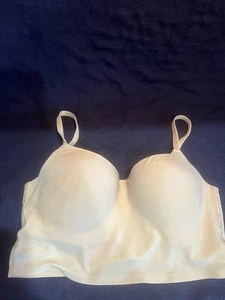 Victoria's Secret PINK Loungin' BH ohne Bügel leicht gefüttert beige Größe Small neu ohne Etikett - Bild 1 von 4