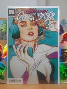 SPIDER-GWEN THE GHOST SPIDER 1 JENNY FRISON VARIANT Signed Frison & Coa!!! 🔥 - Picture 1 of 17